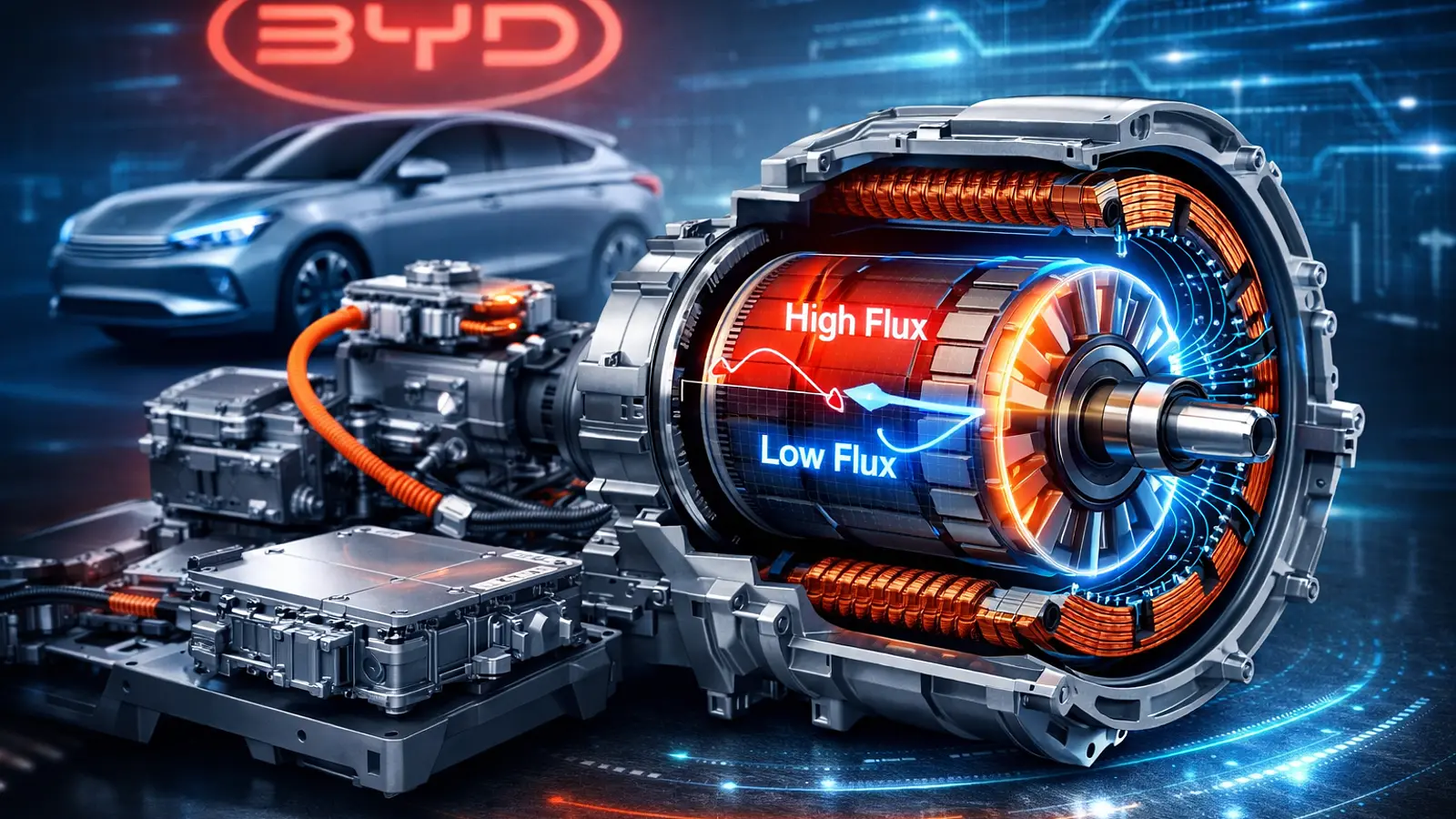 BYD znowu to zrobił! Ten silnik elektryczny może wywrócić rynek aut do góry nogami