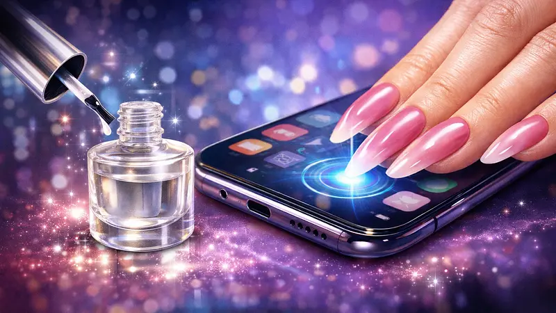 Ten lakier może zmienić sposób korzystania ze smartfona. Naukowcy rozwiązują problem długich paznokci