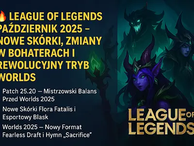 League of Legends Październik 2025 – Nowe Skórki, Zmiany w Bohaterach i Rewolucyjny Tryb Worlds!